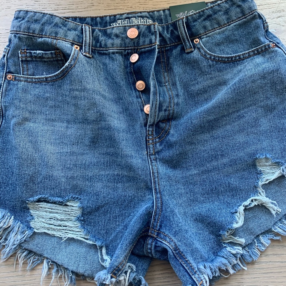 Jean cut off shorts
